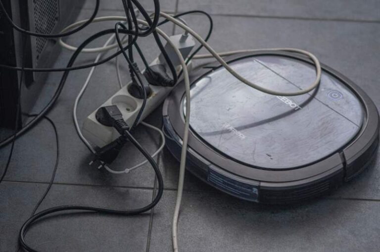 robot vacuum getting stuck in cables and wires