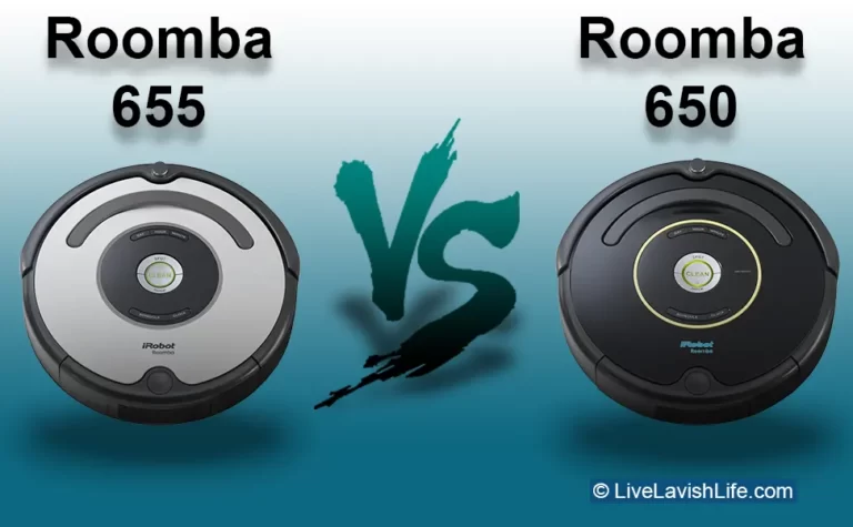 comparison of roomba 650 vs 655