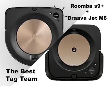 roomba s9+ and braava jet m6 bundle