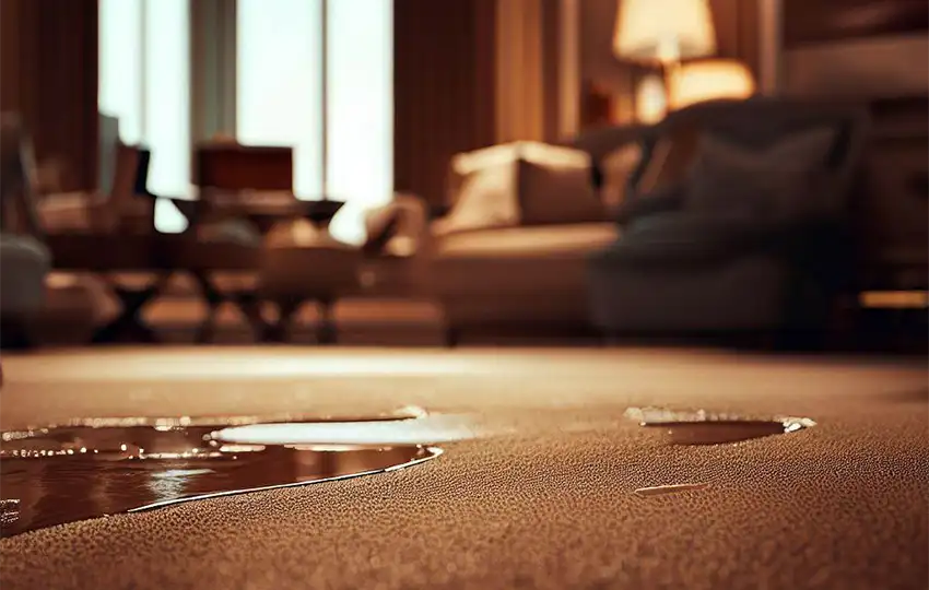 how to dry wet carpet without vacuum