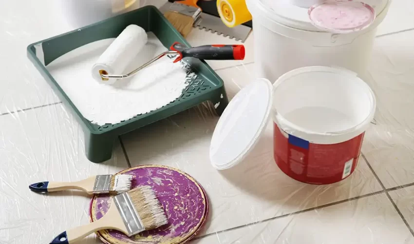 how to avoid paint spills on laminate floors